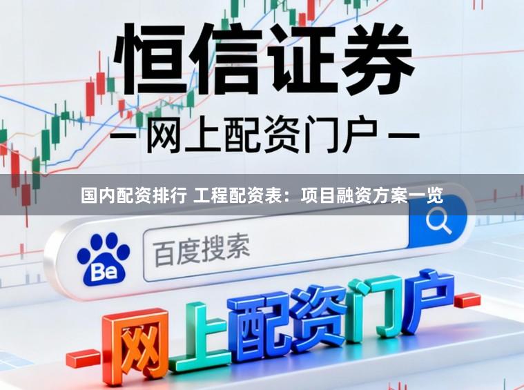国内配资排行 工程配资表：项目融资方案一览